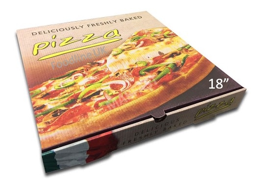 CLASSIC 18" PIZZA BOX FULL COLOUR  (50)