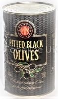 WHOLE BLACK OLIVES PITTED 4200 G