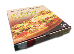 CLASSIC 13" PIZZA BOX FULL COLOUR