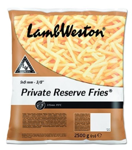 CHIPS LAMB WESTERN PRIVATE RESERVE 4 X 2.5 KG