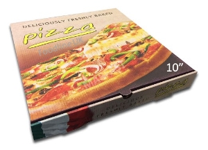 CLASSSIC 10'' PIZZA BOX BOX FULL COLOUR  (100)